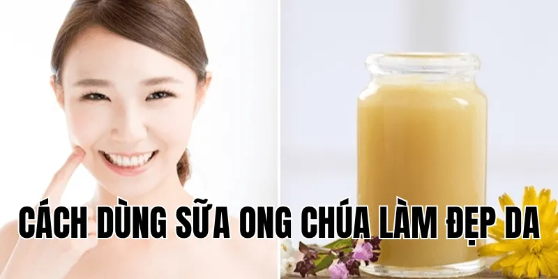 cách dùng sữa ong chúa làm đẹp da