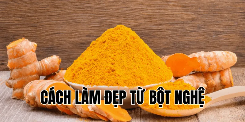 cách làm đẹp từ bột nghệ