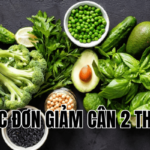 thực đơn giảm cân 2 tháng