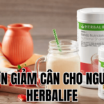 thực đơn giảm cân cho người uống herbalife