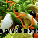 thực đơn giảm cân cho trẻ 12 tuổi