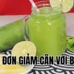 thực đơn giảm cân với bí đao