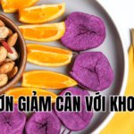 thực đơn giảm cân với khoai lang
